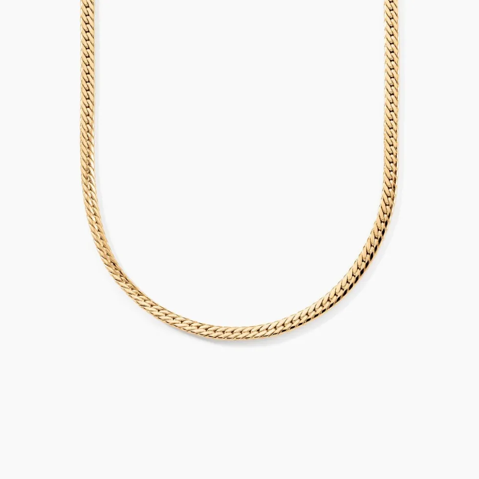 Collier Doline Maille Anglaise Or Jaune