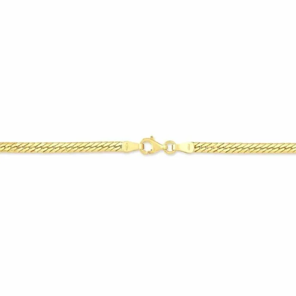 Collier Doline Maille Anglaise Or Jaune