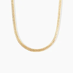 Collier Doline Maille Anglaise Or Jaune