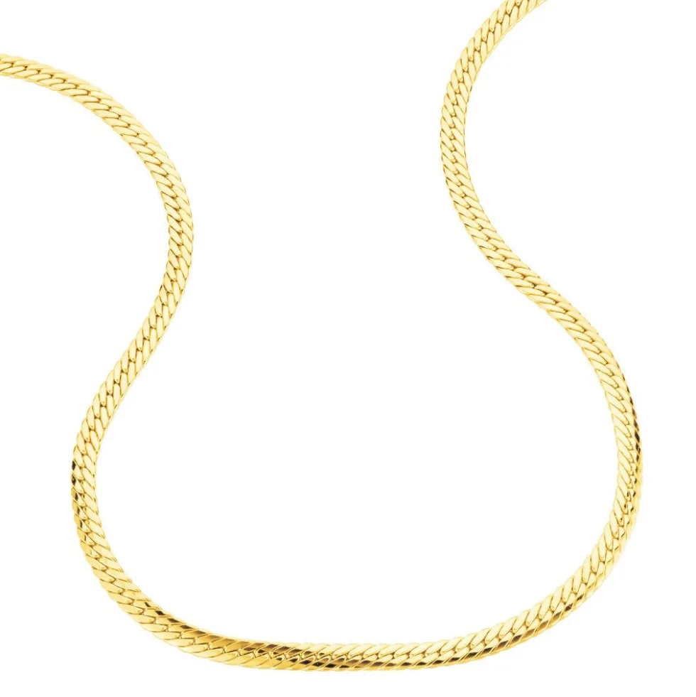 Collier Doline Maille Anglaise Or Jaune
