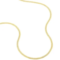 Collier Doline Maille Anglaise Or Jaune