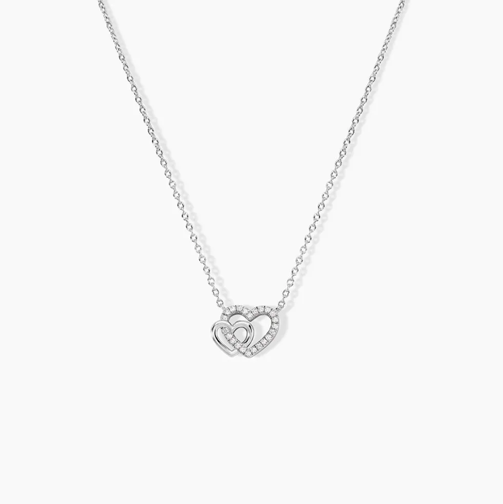 Collier Donatiane Argent Blanc Oxyde De Zirconium