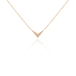 Collier Doralisa Argent Blanc Oxyde De Zirconium