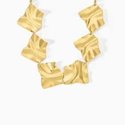Collier Ecorsia Acier Jaune