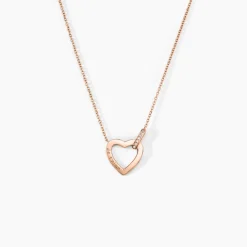 Collier Elanda Argent Rose Oxyde De Zirconium