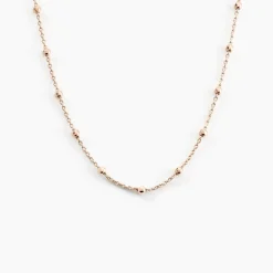 Collier Elea Argent Rose