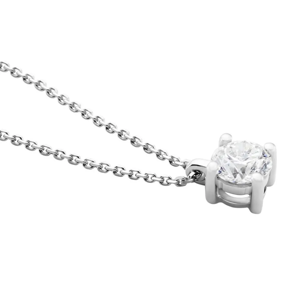 Collier Elfa Or Blanc Diamant