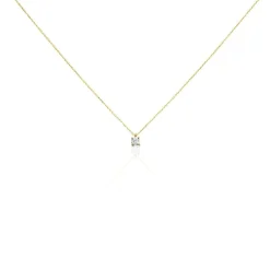 Collier Elfa Or Jaune Diamant