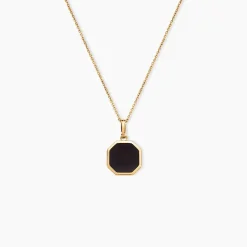 Collier Elioth Plaque Or Jaune