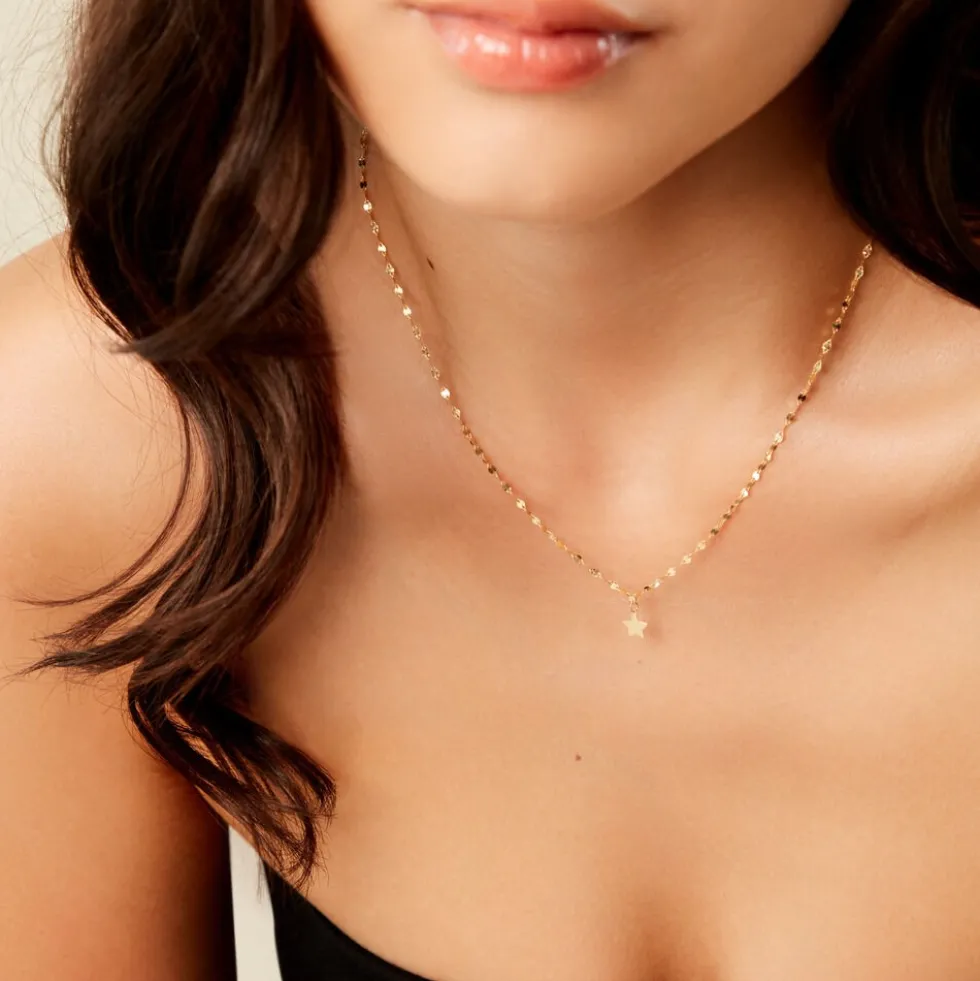 Collier Elwyn Or Jaune