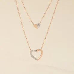 Collier Emilia Or Rose Diamant
