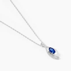 Collier Emotion Or Blanc Saphir Diamant