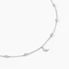 Collier Estrella Argent Blanc Oxyde De Zirconium