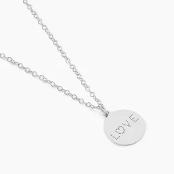 Collier Eternelle Argent Blanc