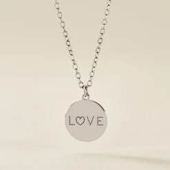 Collier Eternelle Argent Blanc