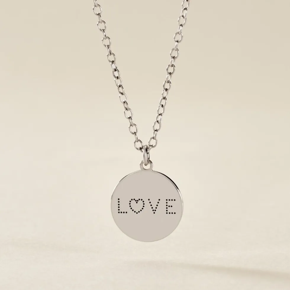 Collier Eternelle Argent Blanc
