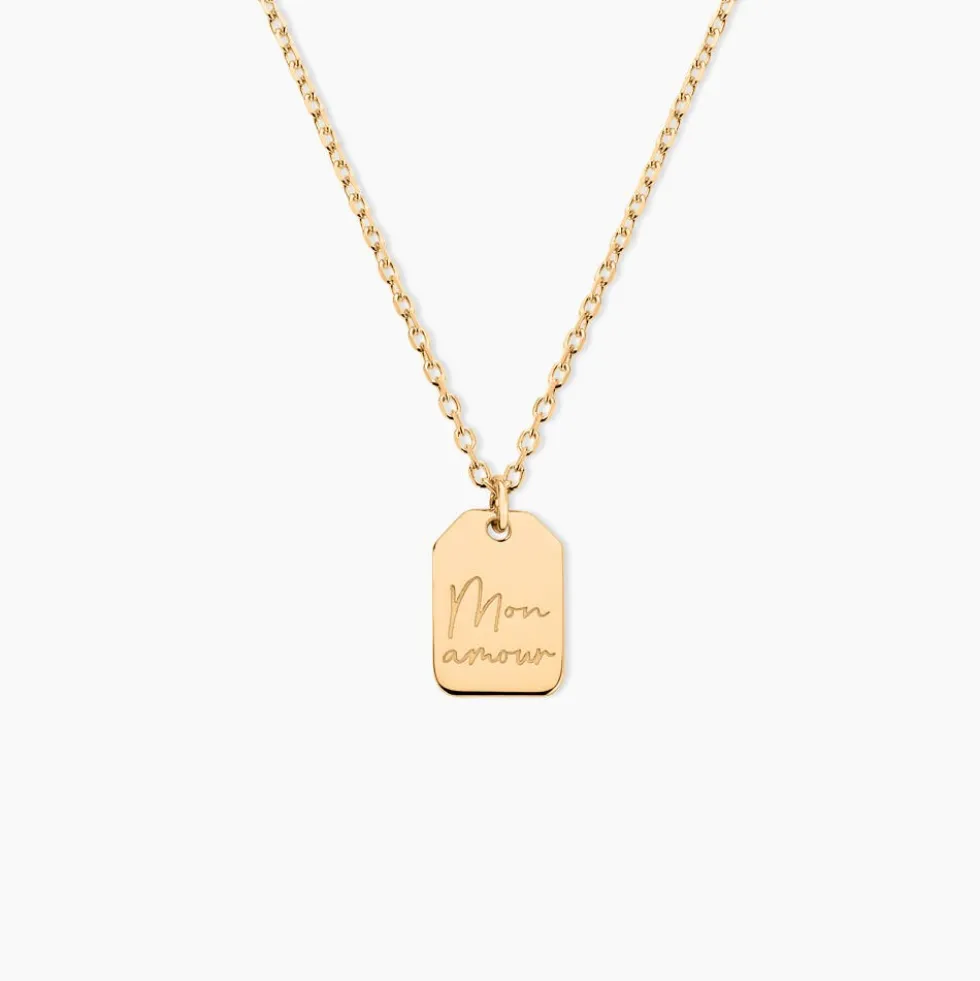 Collier Eurydice Plaqué Or Jaune