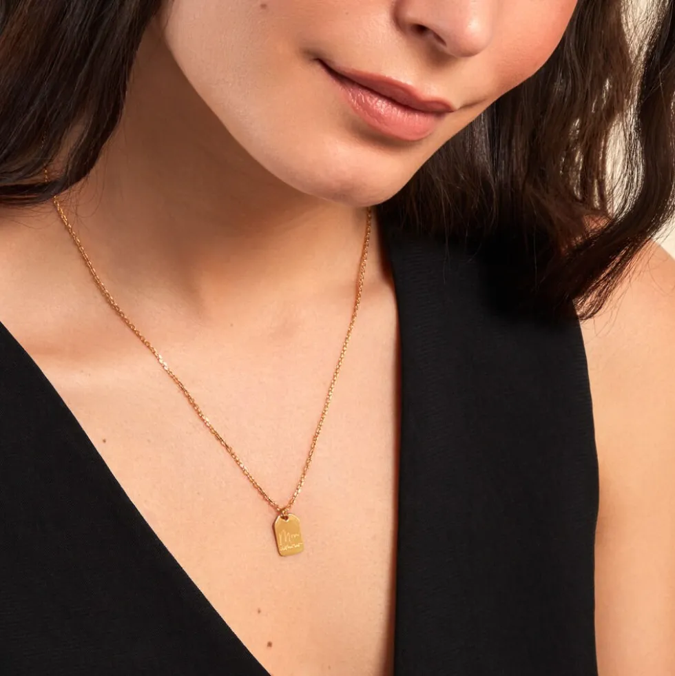 Collier Eurydice Plaqué Or Jaune