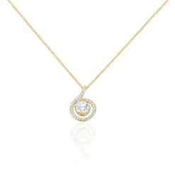 Collier Florentina Plaqué Or Jaune Oxyde De Zirconium