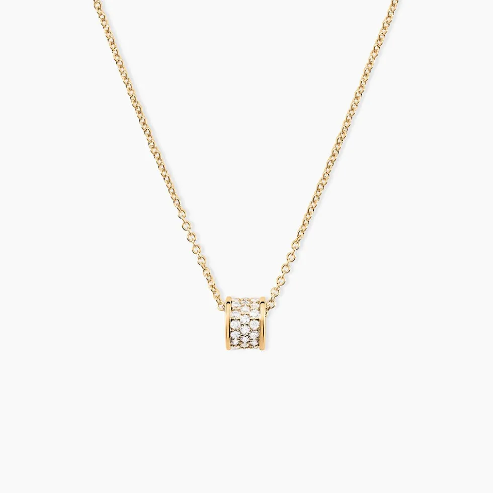 Collier Gia Plaqué Or Jaune Oxyde De Zirconium