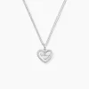 Collier Gloria Argent Blanc Oxyde De Zirconium