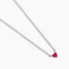 Collier Griotte Argent Blanc