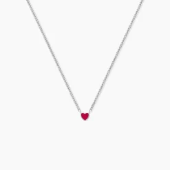 Collier Griotte Argent Blanc