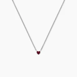 Collier Griotte Argent Blanc