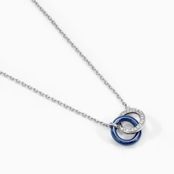 Collier Grizzel Argent Blanc Oxyde De Zirconium