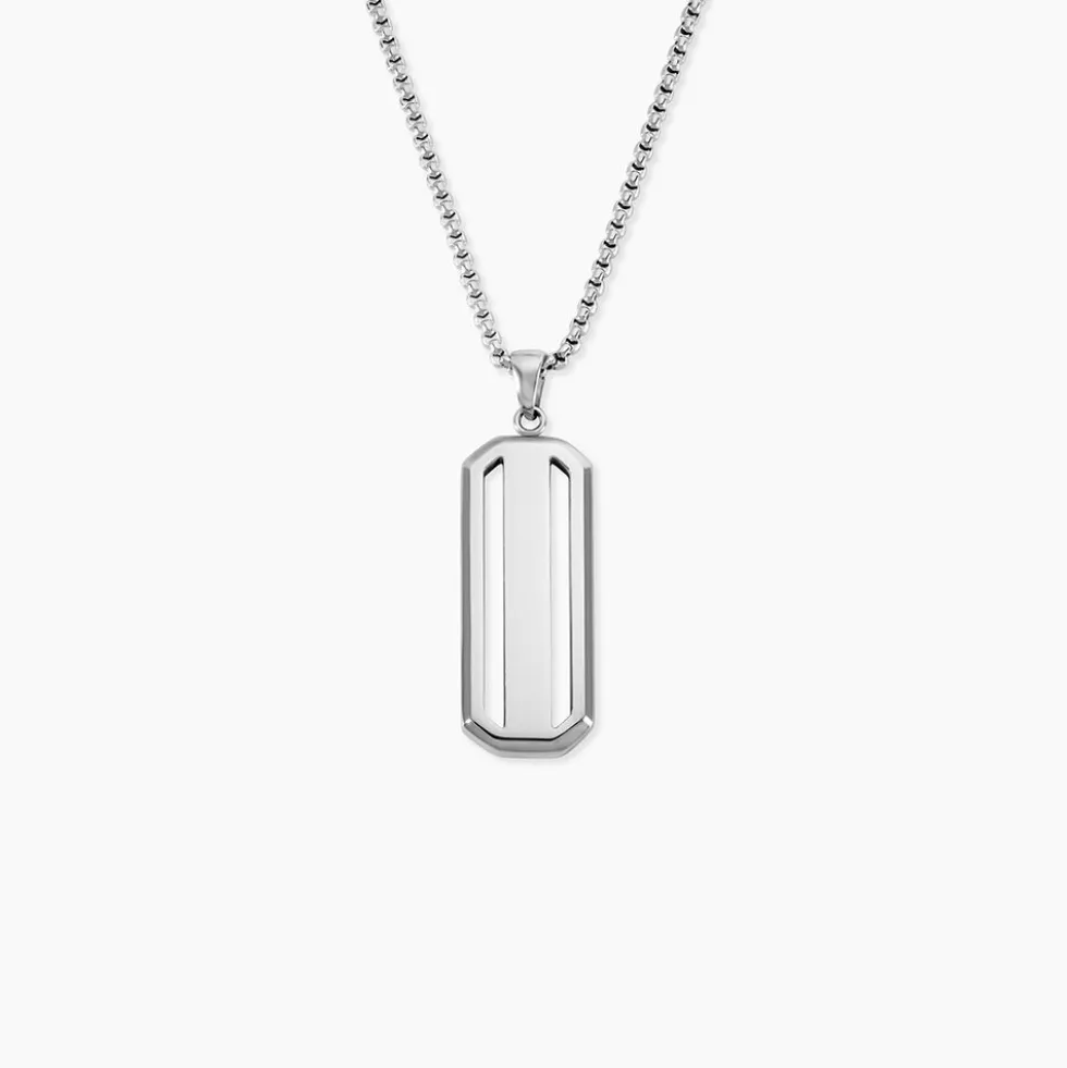 Collier Halden Acier Blanc