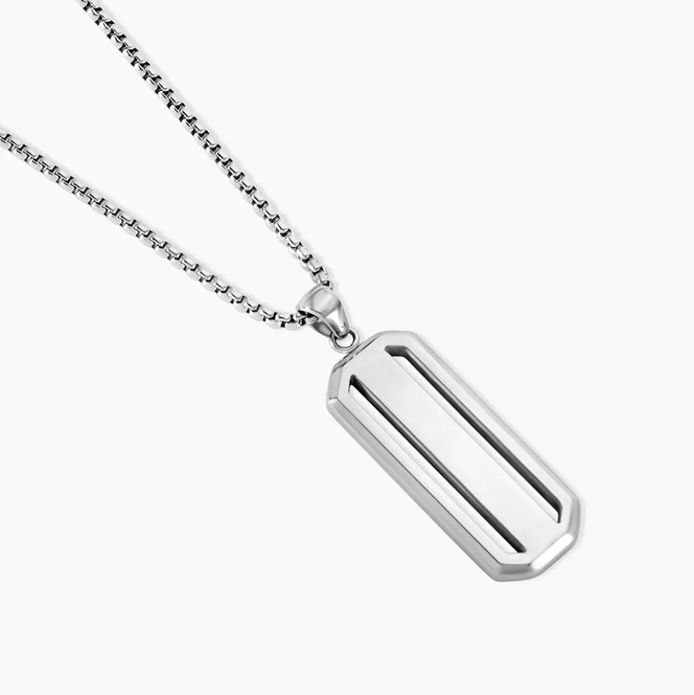 Collier Halden Acier Blanc