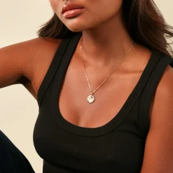 Collier Hanaelle Plaque Or Jaune