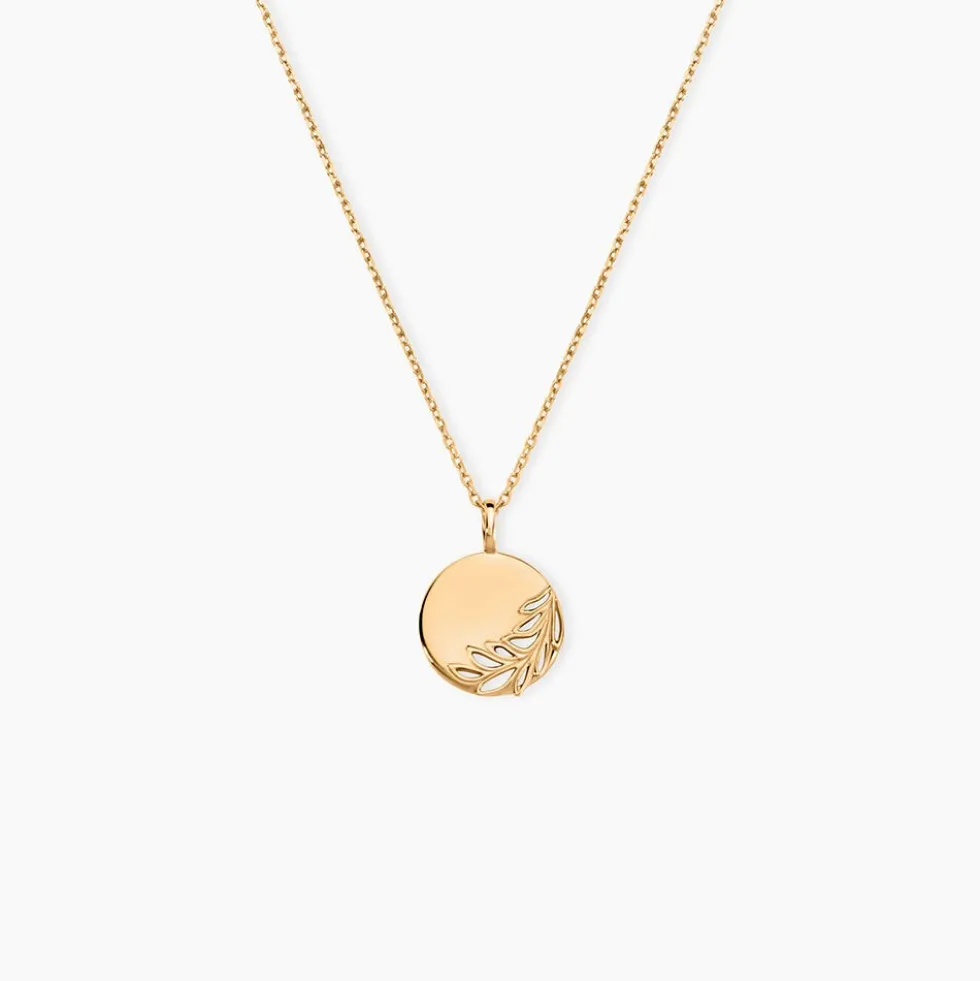 Collier Hanaelle Plaque Or Jaune