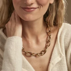 Collier Hennie Acier Doré