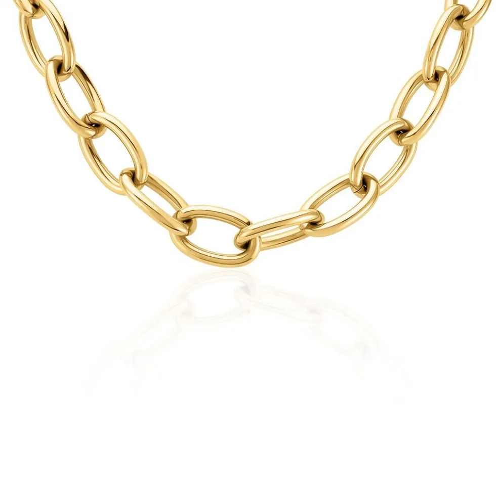 Collier Hennie Acier Doré