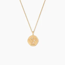 Collier Iago Plaqué Or Oxydes De Zirconium
