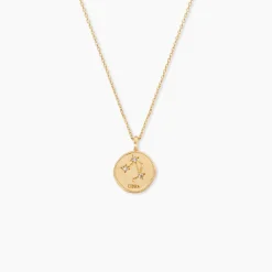 Collier Iago Plaqué Or Oxydes De Zirconium