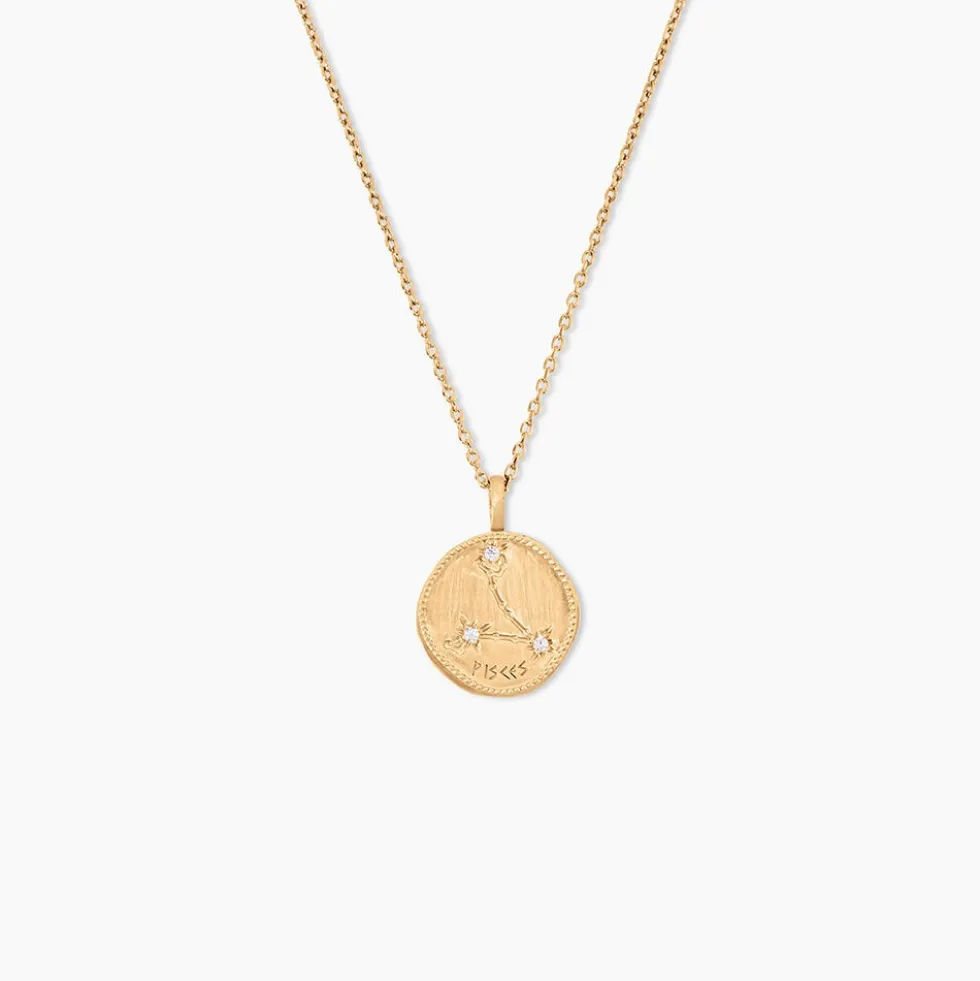 Collier Iago Plaqué Or Oxydes De Zirconium