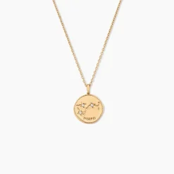 Collier Iago Plaqué Or Oxydes De Zirconium