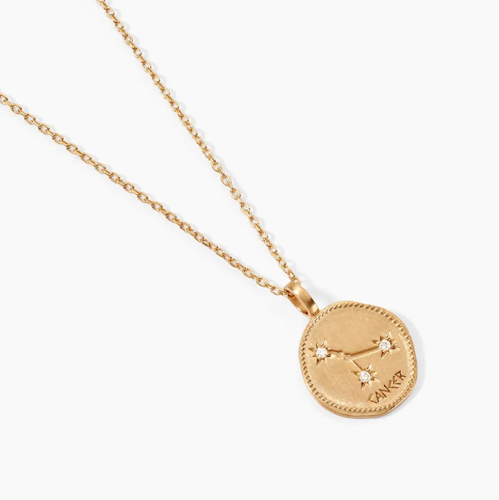 Collier Iago Plaqué Or Oxydes De Zirconium