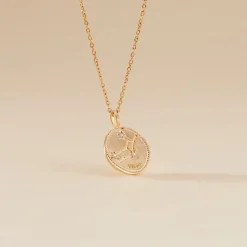 Collier Iago Plaqué Or Oxydes De Zirconium