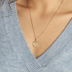 Collier Iago Plaqué Or Oxydes De Zirconium