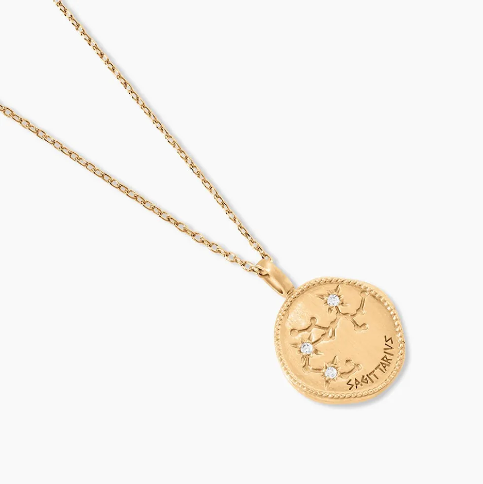 Collier Iago Plaqué Or Oxydes De Zirconium