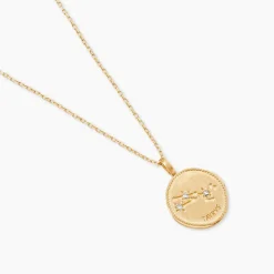 Collier Iago Plaqué Or Oxydes De Zirconium