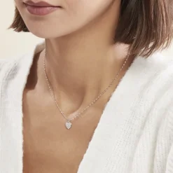 Collier Idan Argent Blanc Oxyde De Zirconium