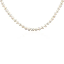 Collier Ikbal Or Jaune Perle De Culture