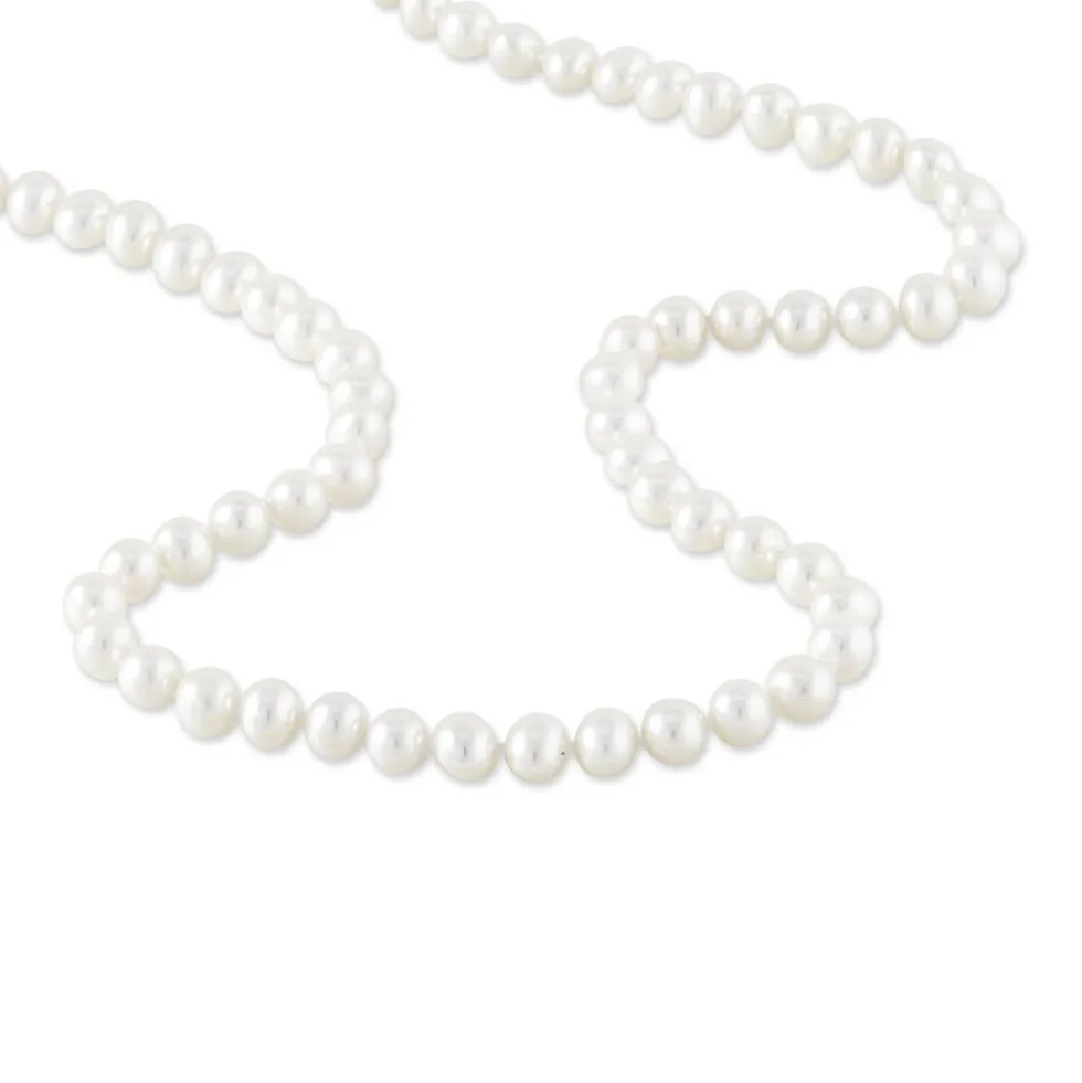 Collier Ikbal Or Jaune Perle De Culture
