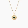 Collier Ilia Plaqué Or Jaune Verre
