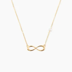 Collier Illenia Or Jaune Perle De Culture