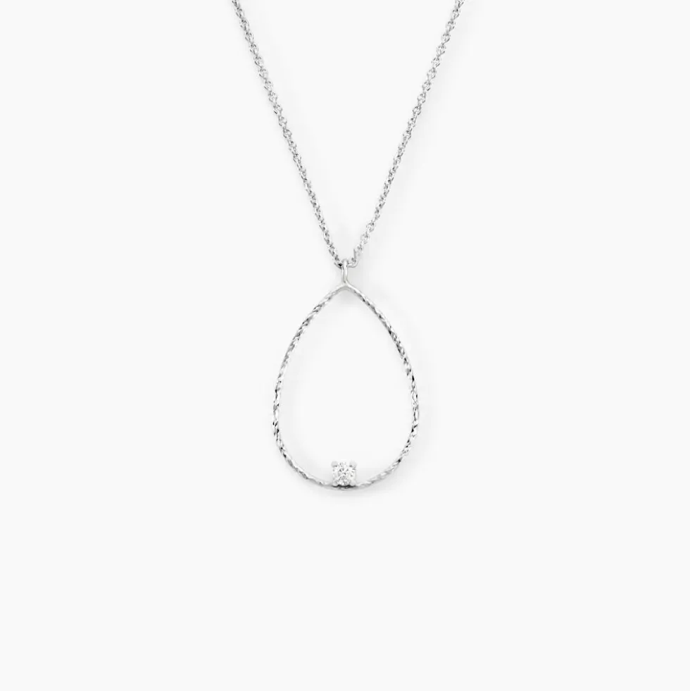 Collier Inez Argent Blanc Oxyde De Zirconium
